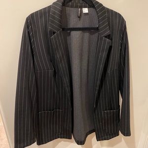 Navy Blue Pin Stripped Blazer from H&M!